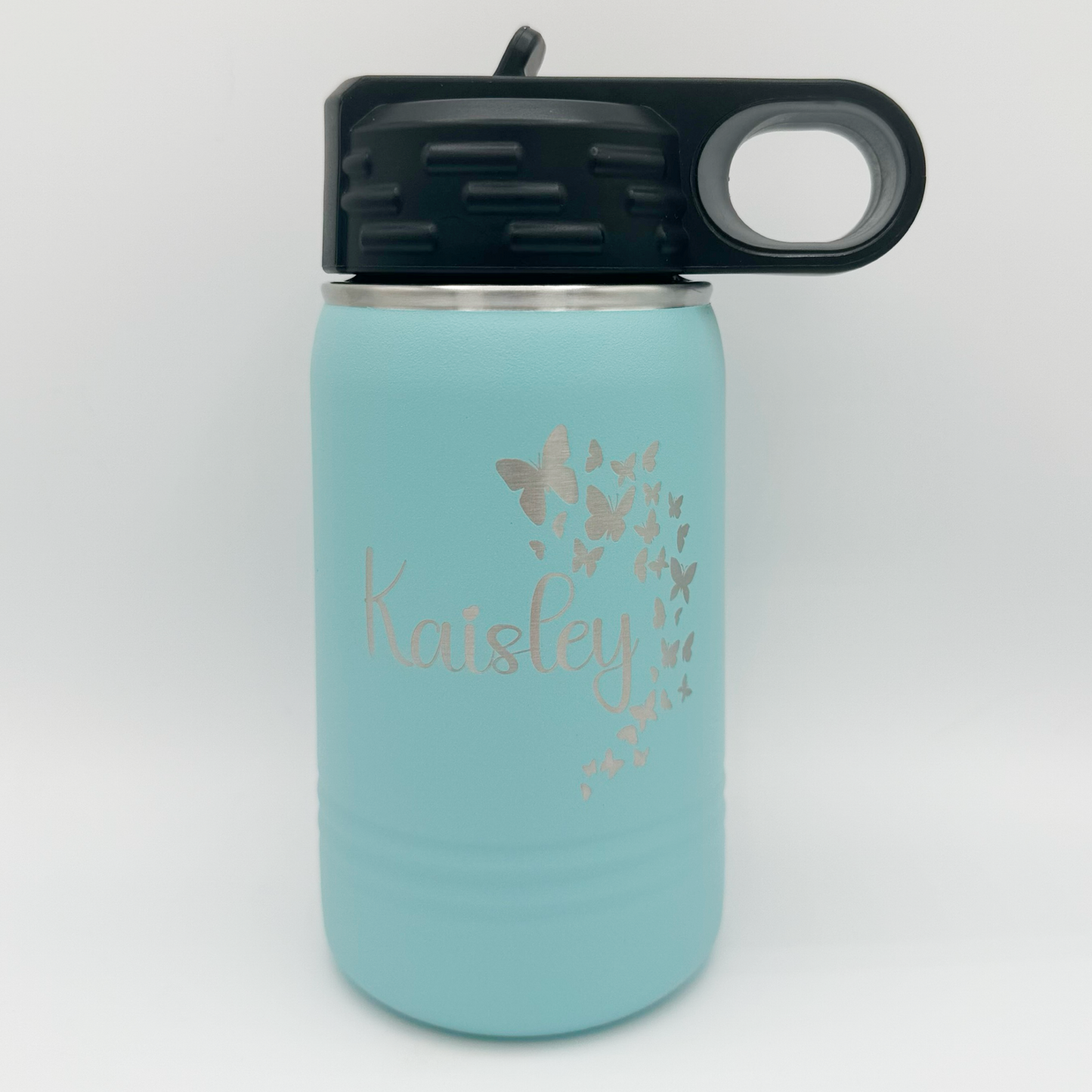 Personalized Laser Engraved Kids 12 oz water bottle