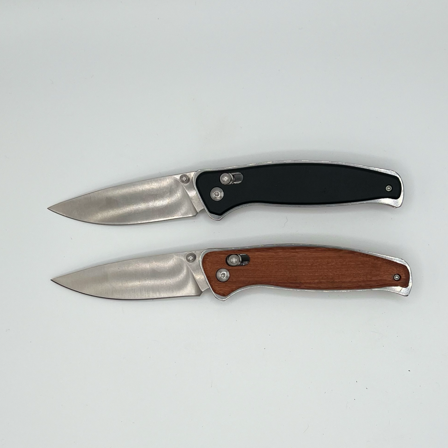 Personalized Folding Pocketknife With Button Lock and Stainless-Steel Blade