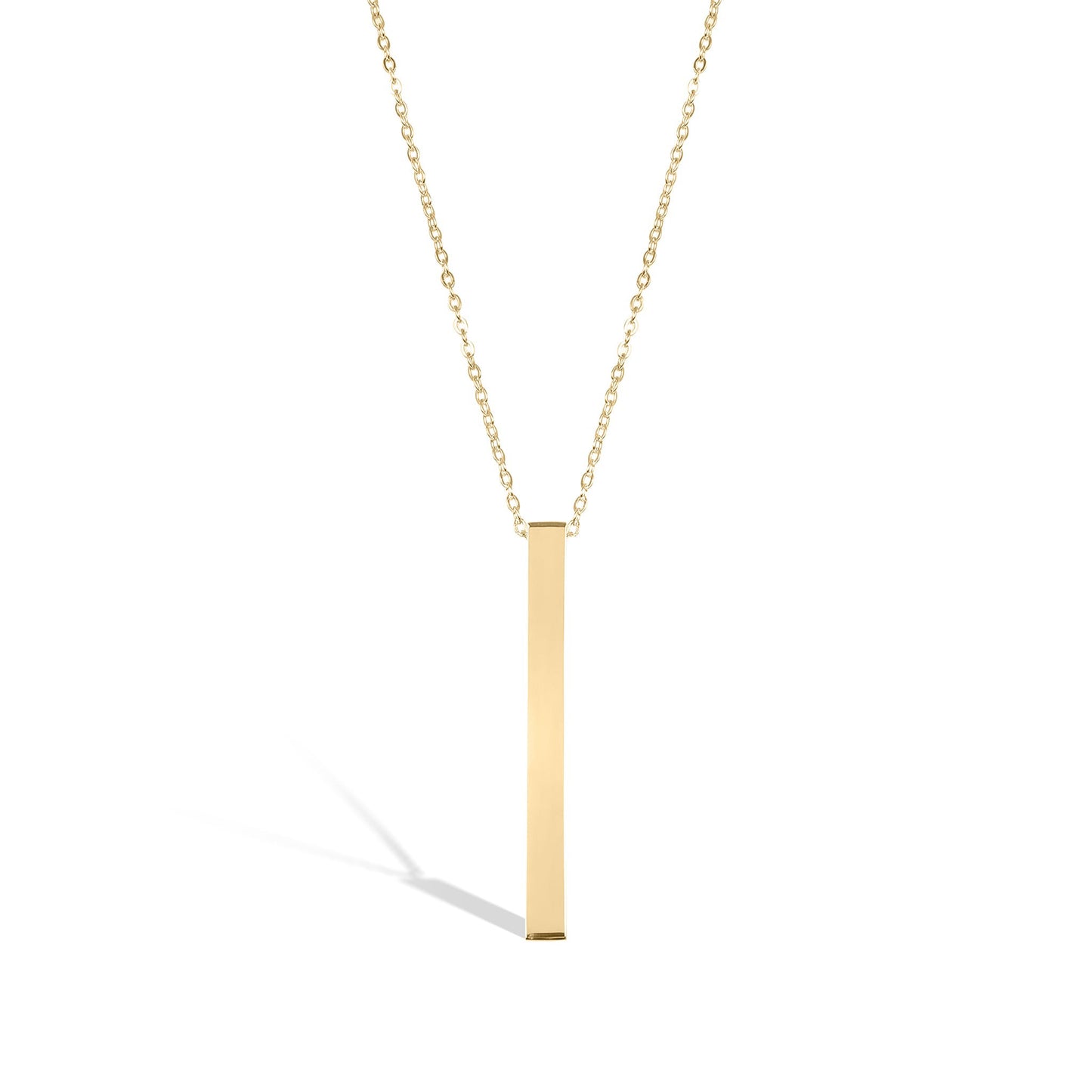 Personalized Vertical Bar Necklace